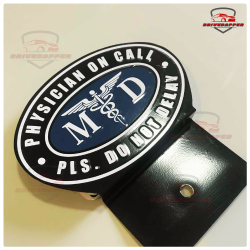 Physician On Call Emblem – Premium Metal Badge for Medical Professionals