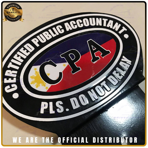 Certified Public Accountant CPA-PH Car Profession Emblem Accessories