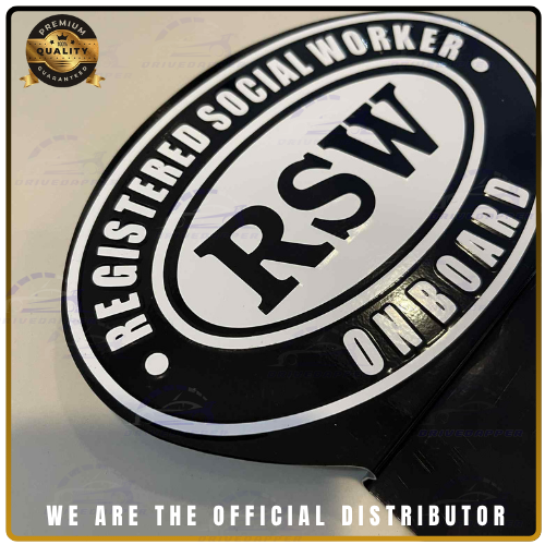 π€ REGISTERED SOCIAL WORKER (RSW) β Car Serving Emblem
