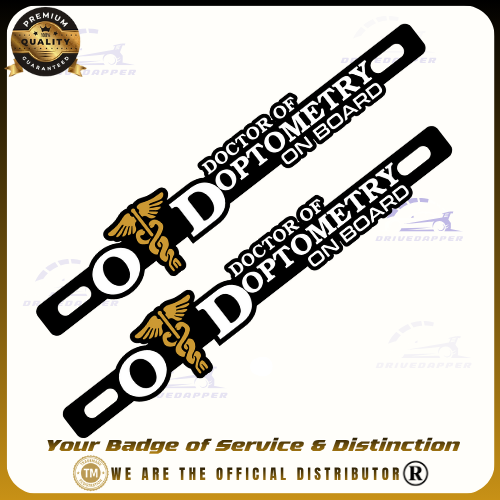 Doctor of Optometry Car VIP Emblem