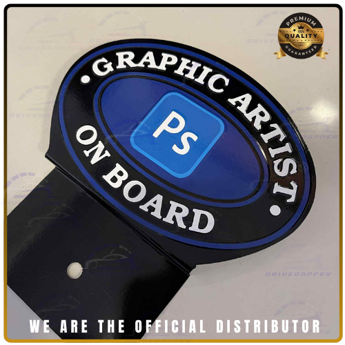 Graphic Artist Car Profession Emblem Accessories