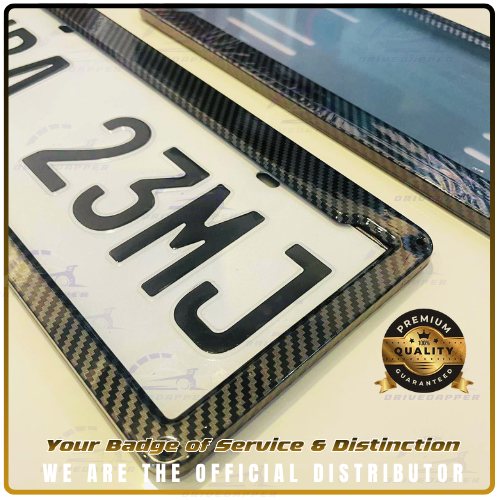 DriveDapper Carbon Dip License Frame Plate Holder Accessories