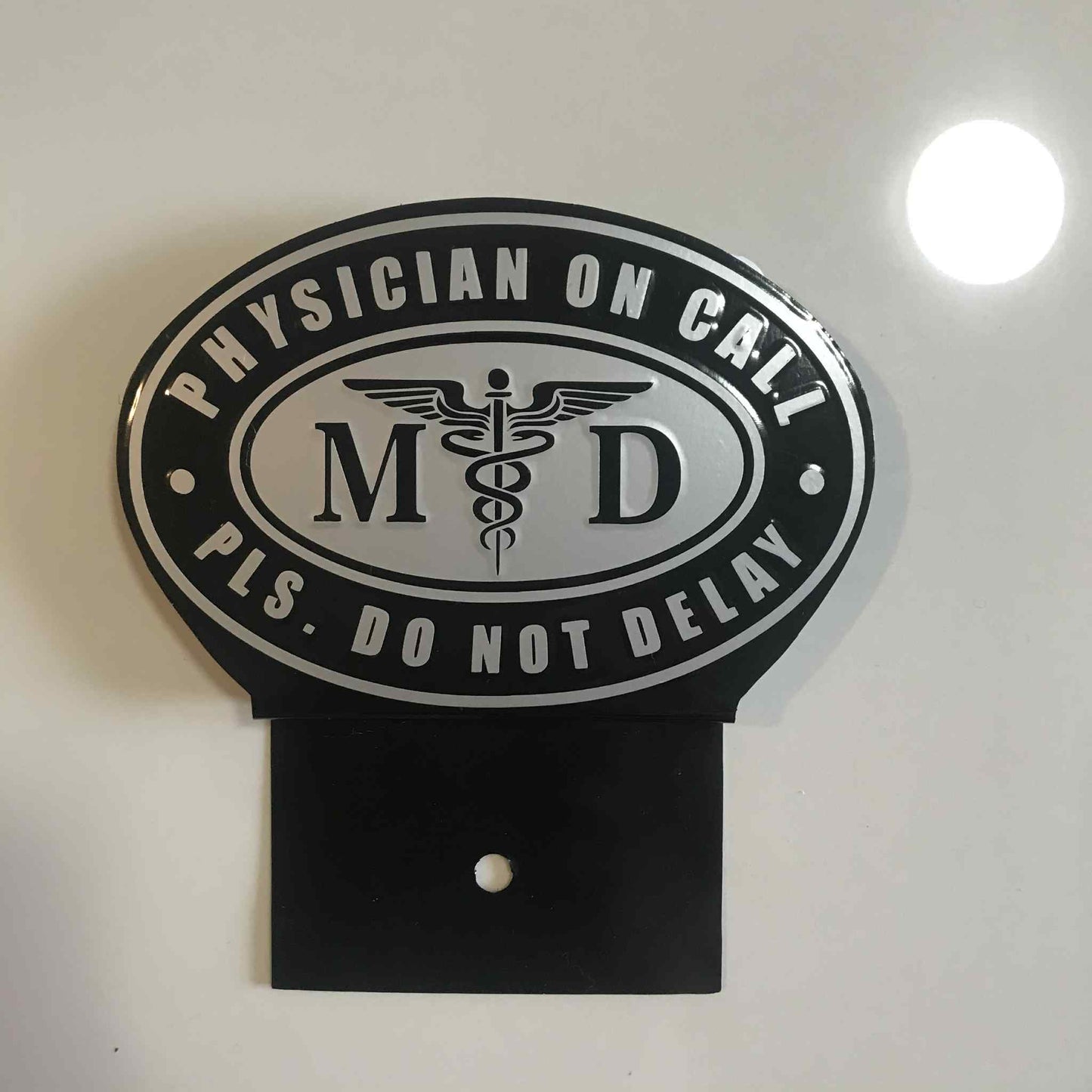 Physician On Call Car Profession Emblem Accessories Black Gray