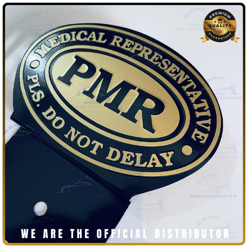 💊 MEDICAL REPRESENTATIVE Car Profession Emblem Gold