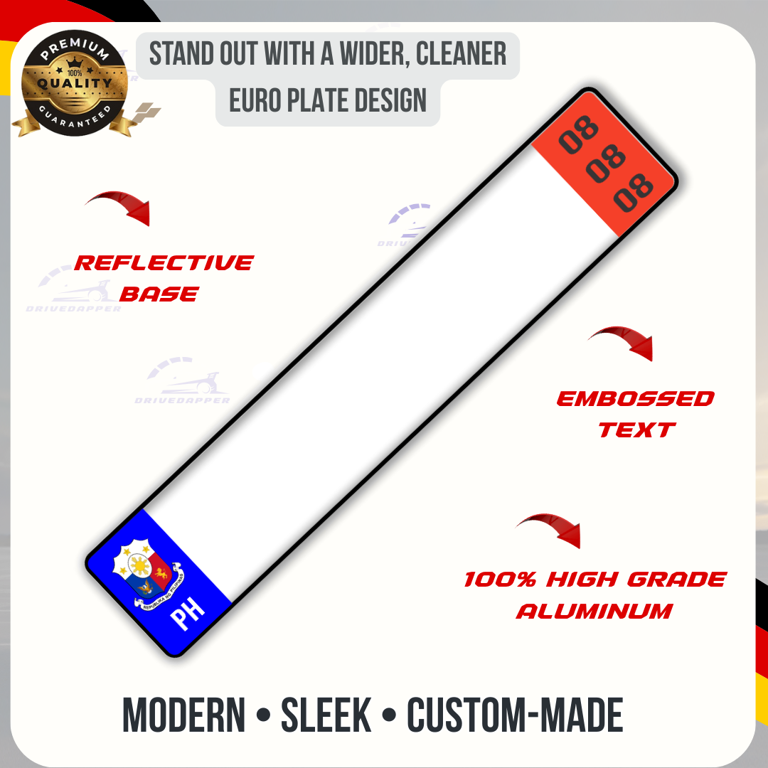 EURO PLATES PH Coat of Arms Inspired