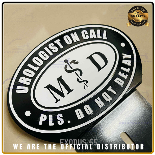 UROLOGIST ON CALL Car Profession Emblem Black White