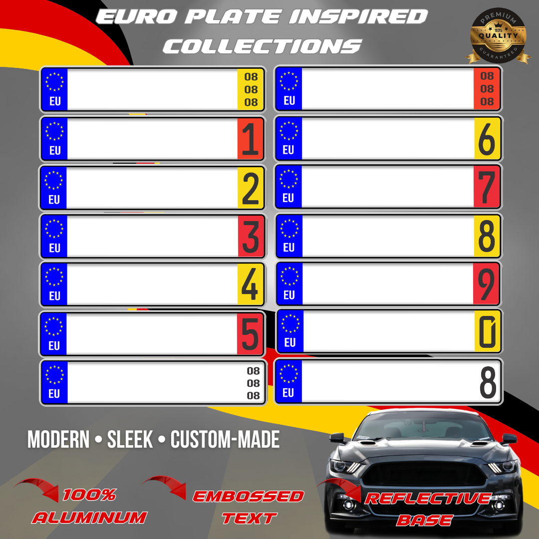 Custom Euro Plates