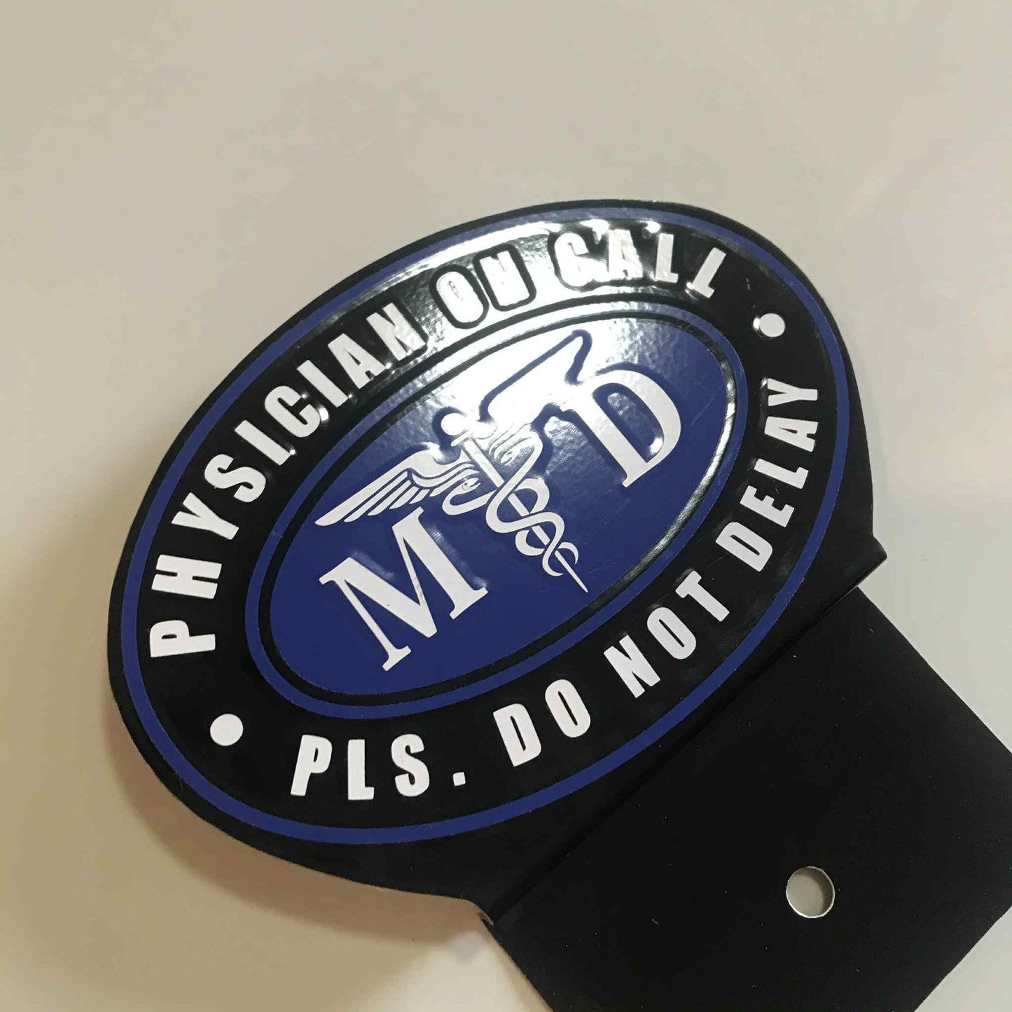 Physician On Call Car Profession Emblem Accessories Black Blue