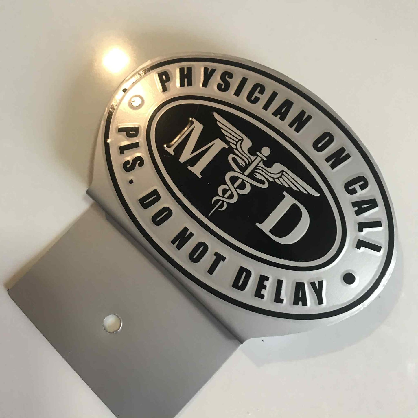 Physician On Call Emblem – Premium Metal Badge for Medical Professionals