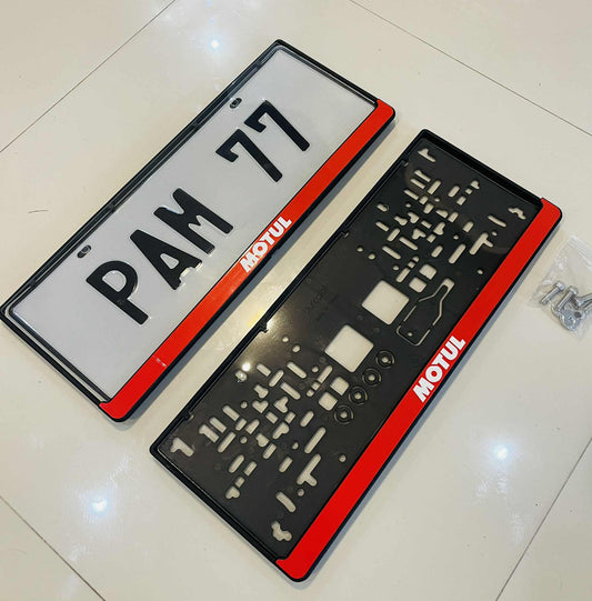 DuraPlate MOTUL Frame Plate Holder 1 pair