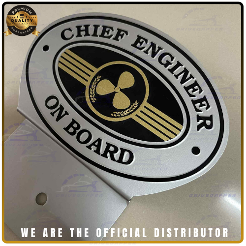 Chief Engineer On Board Car Profession Emblem Accessories