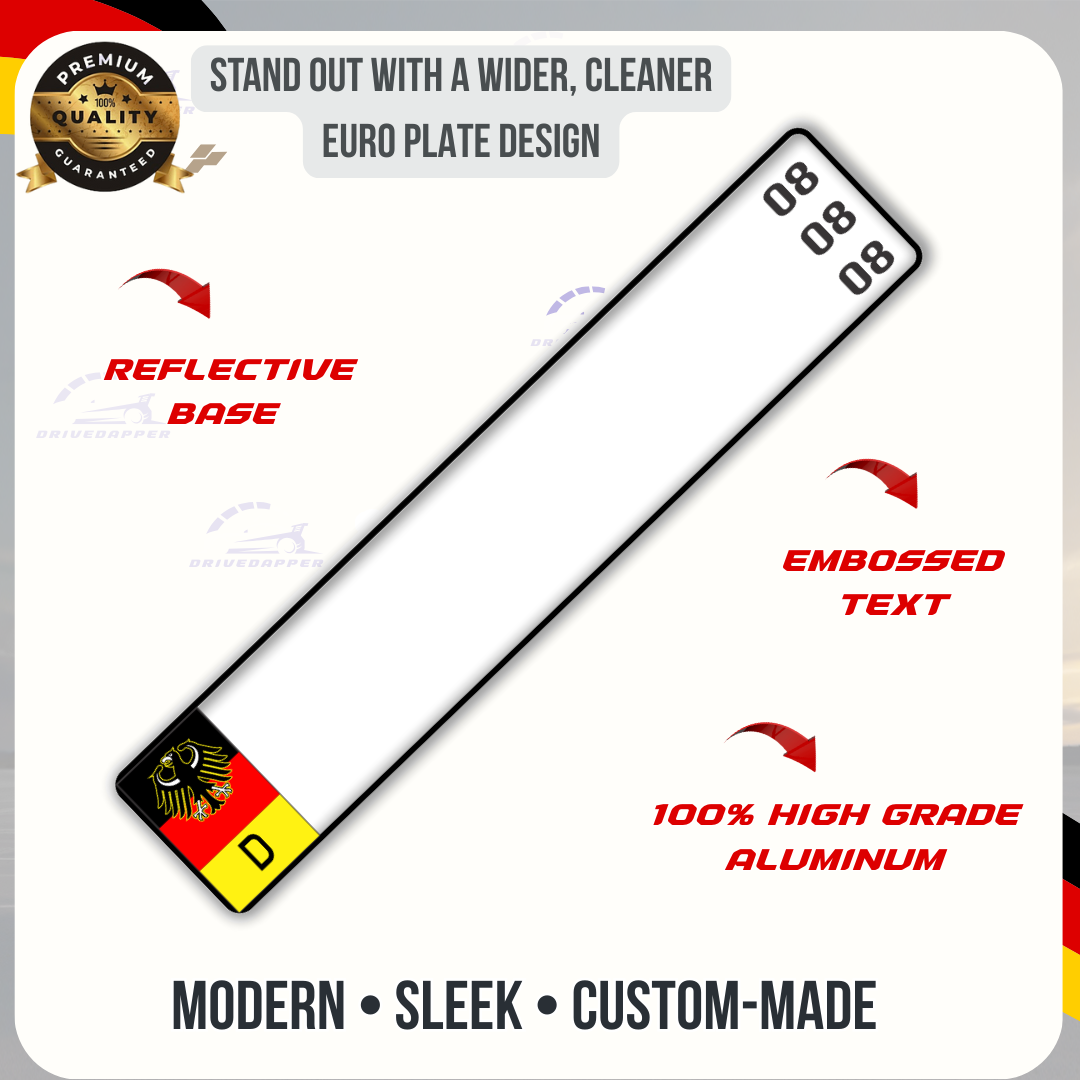 GERMAN Coat of Arms Euro Plates