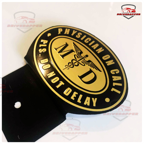 Physician On Call Emblem – Premium Metal Badge for Medical Professionals