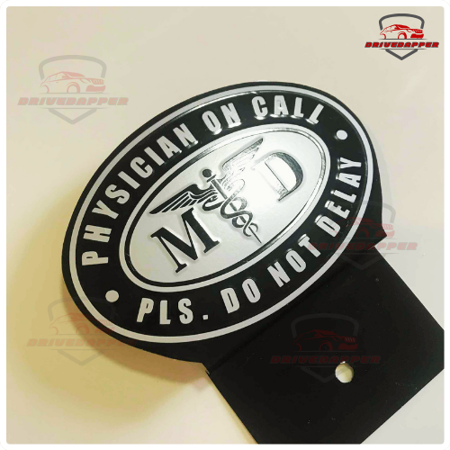 Physician On Call Emblem – Premium Metal Badge for Medical Professionals