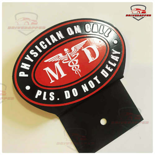 Physician On Call Emblem – Premium Metal Badge for Medical Professionals