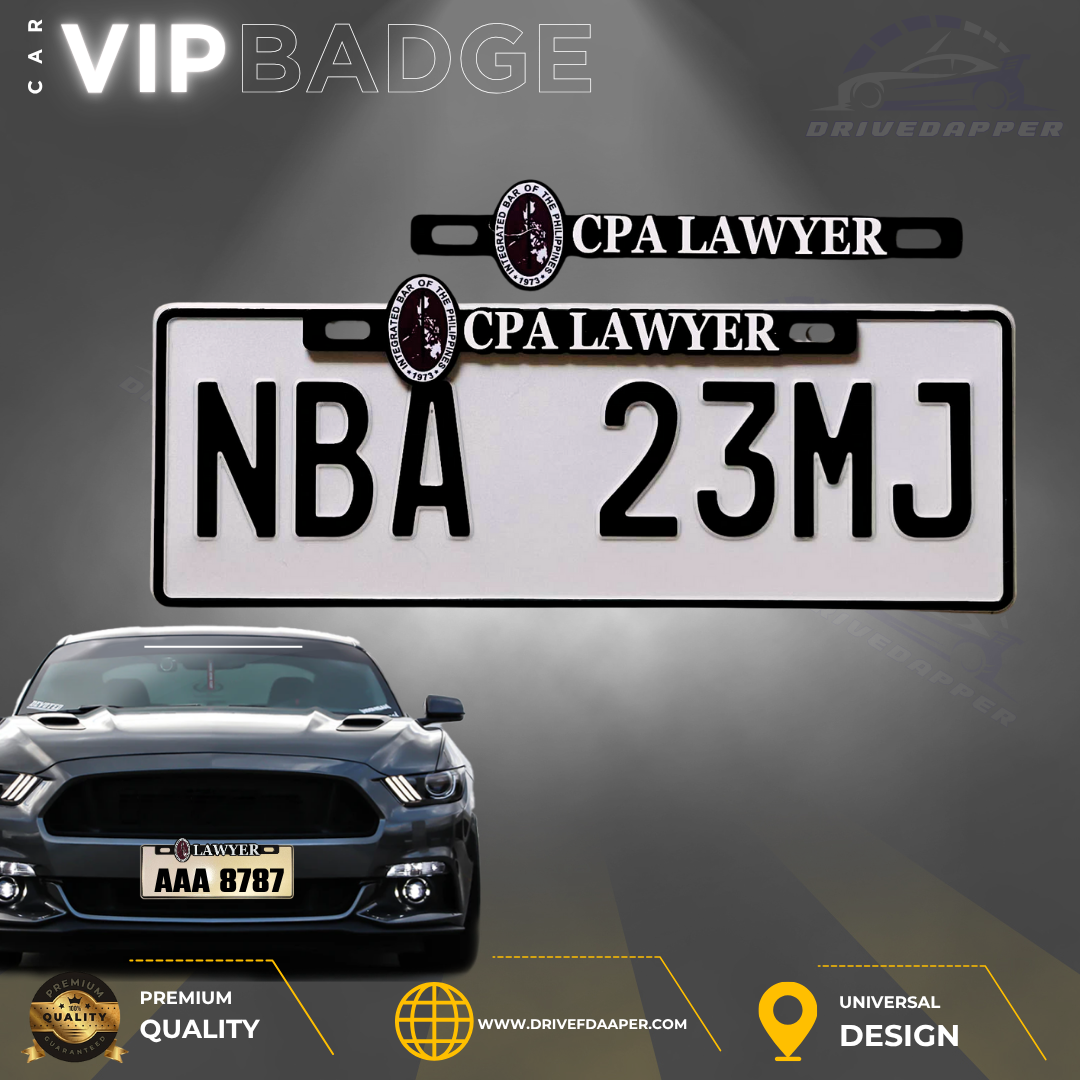 CPA Lawyer Car Badge VIP Emblem Accessories