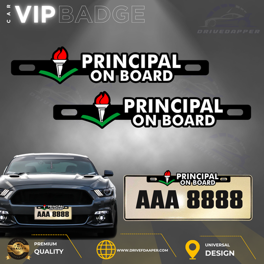 Principal Car VIP Badge Emblem Accessories