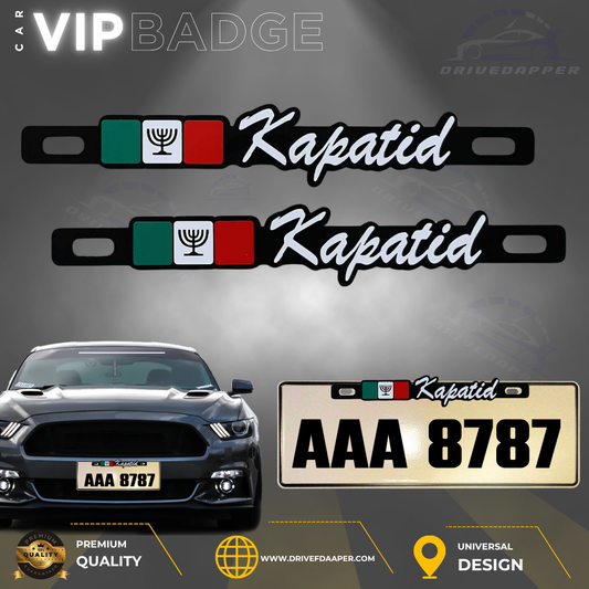 Kapatid Seal Inspired Car Emblem – Driven by Brotherhood, Guided by Unity
