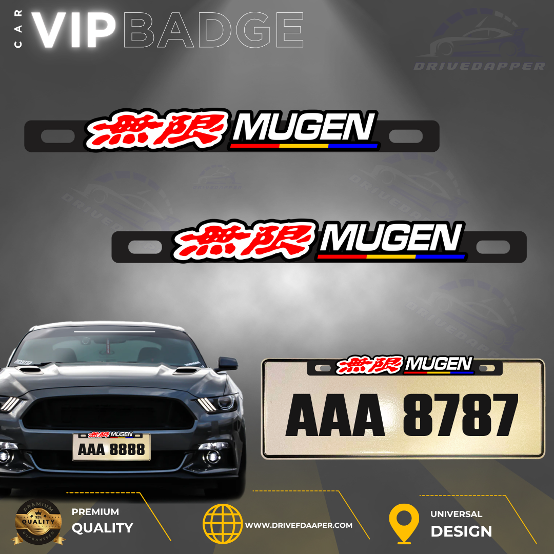 Mugen Car VIP Badge Emblem Accessories