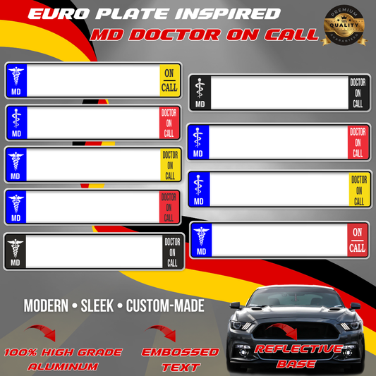 EURO PLATES MD DOCTOR ON CALL