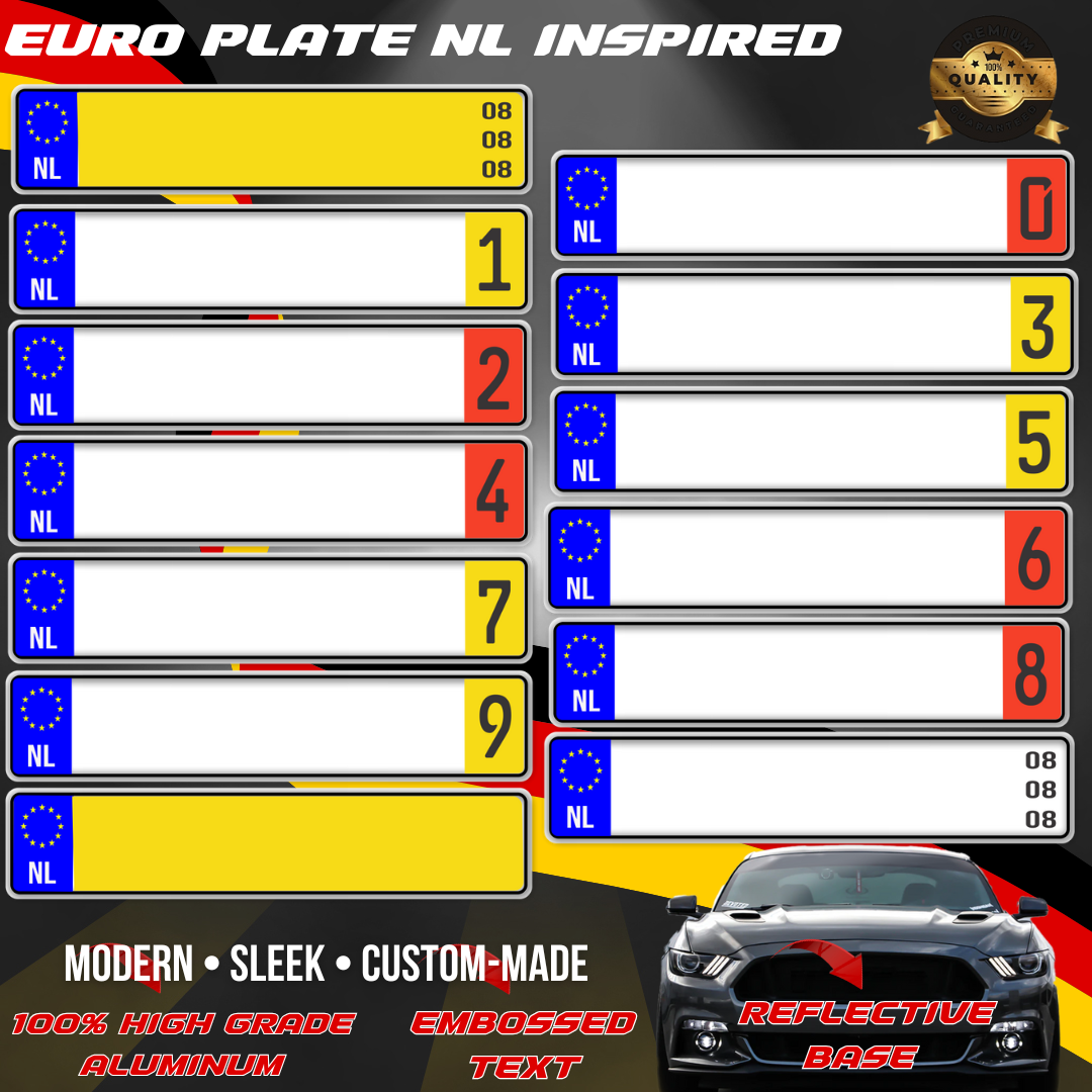 EURO PLATES NL INSPIRED
