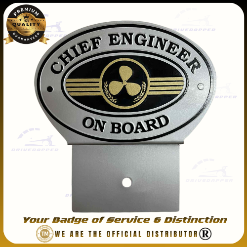 Chief Engineer On Board Car Profession Emblem Accessories