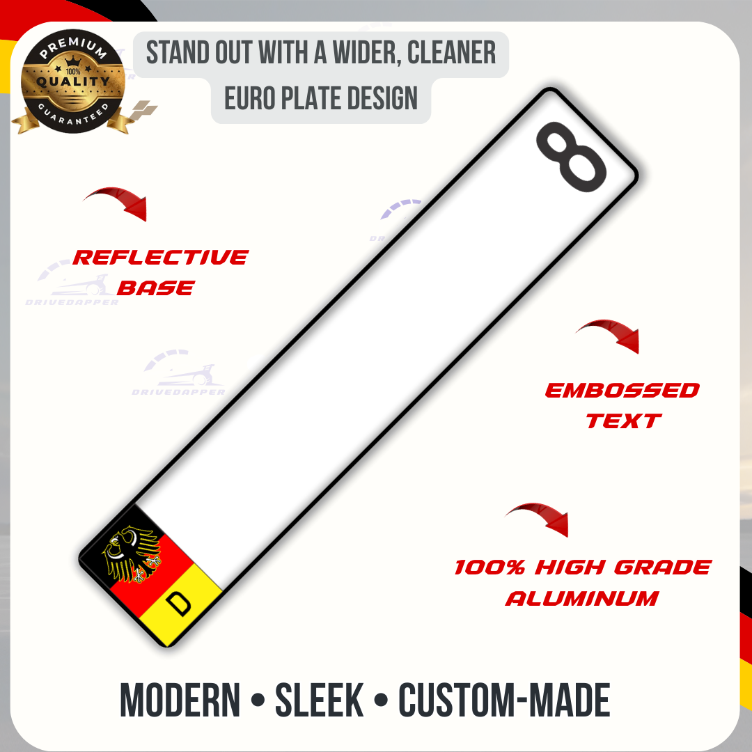 GERMAN Coat of Arms Euro Plates