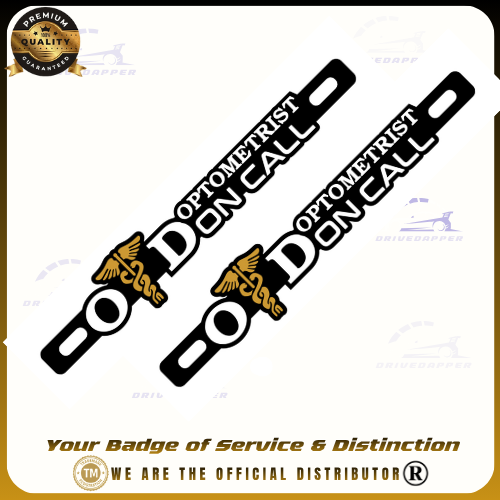 Optometrist On Call Cat VIP Badge Emblem