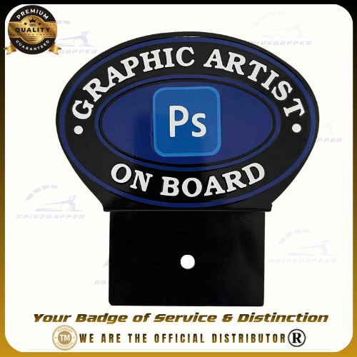 Graphic Artist Car Profession Emblem Accessories