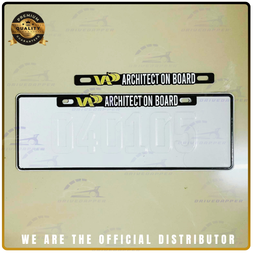 Architect Car VIP Badge Emblem Accessories Gold