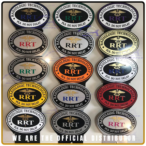 Radiologic Technologist Car Profession Emblem Accessories Black Gold