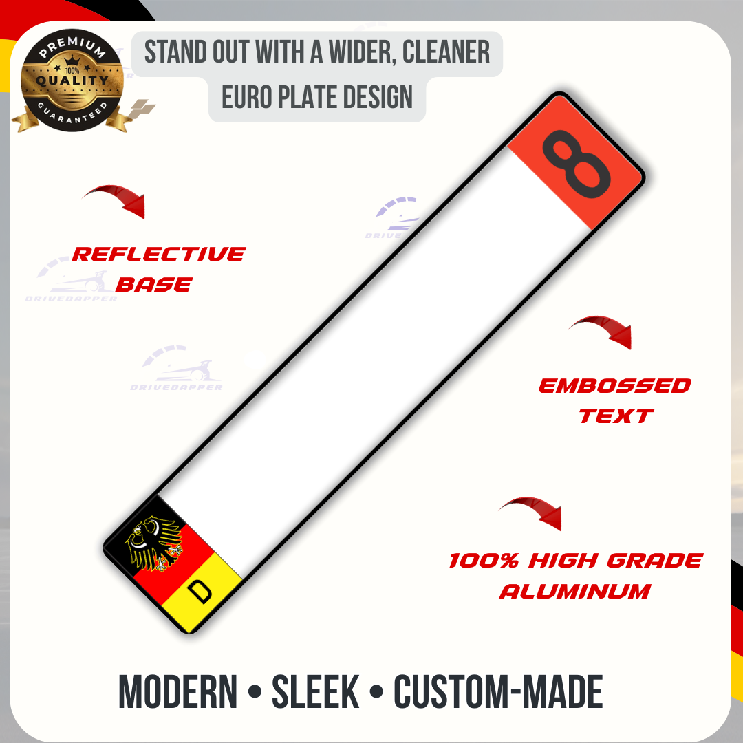 GERMAN Coat of Arms Euro Plates