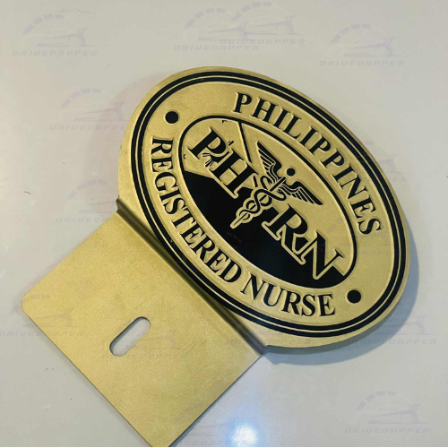 Registered Nurse PH-RN Car Profession Emblem Gold