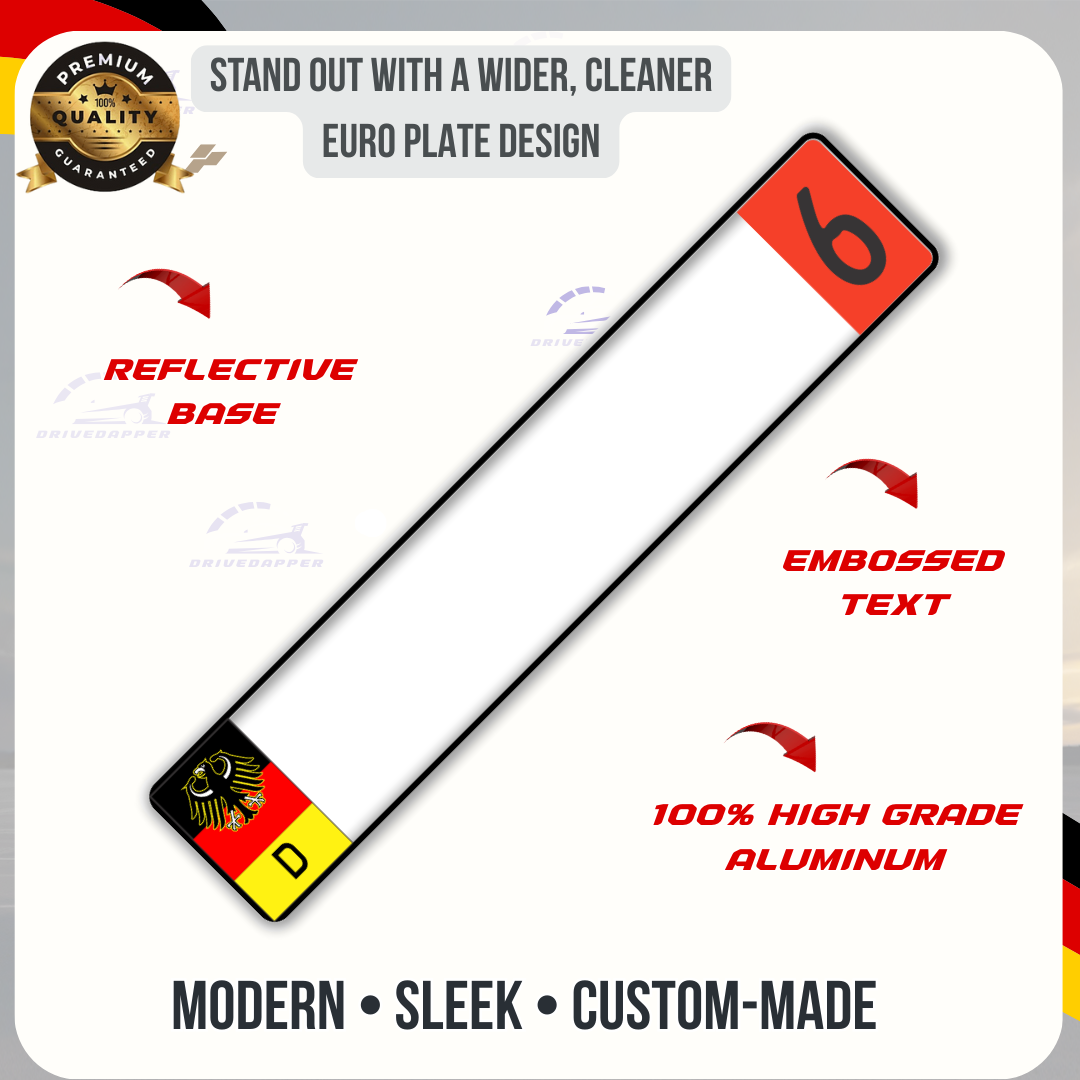 GERMAN Coat of Arms Euro Plates