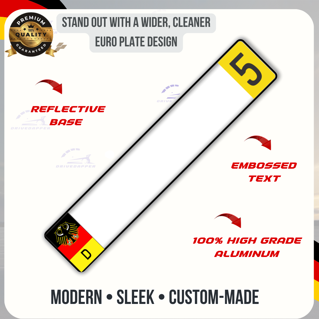 GERMAN Coat of Arms Euro Plates