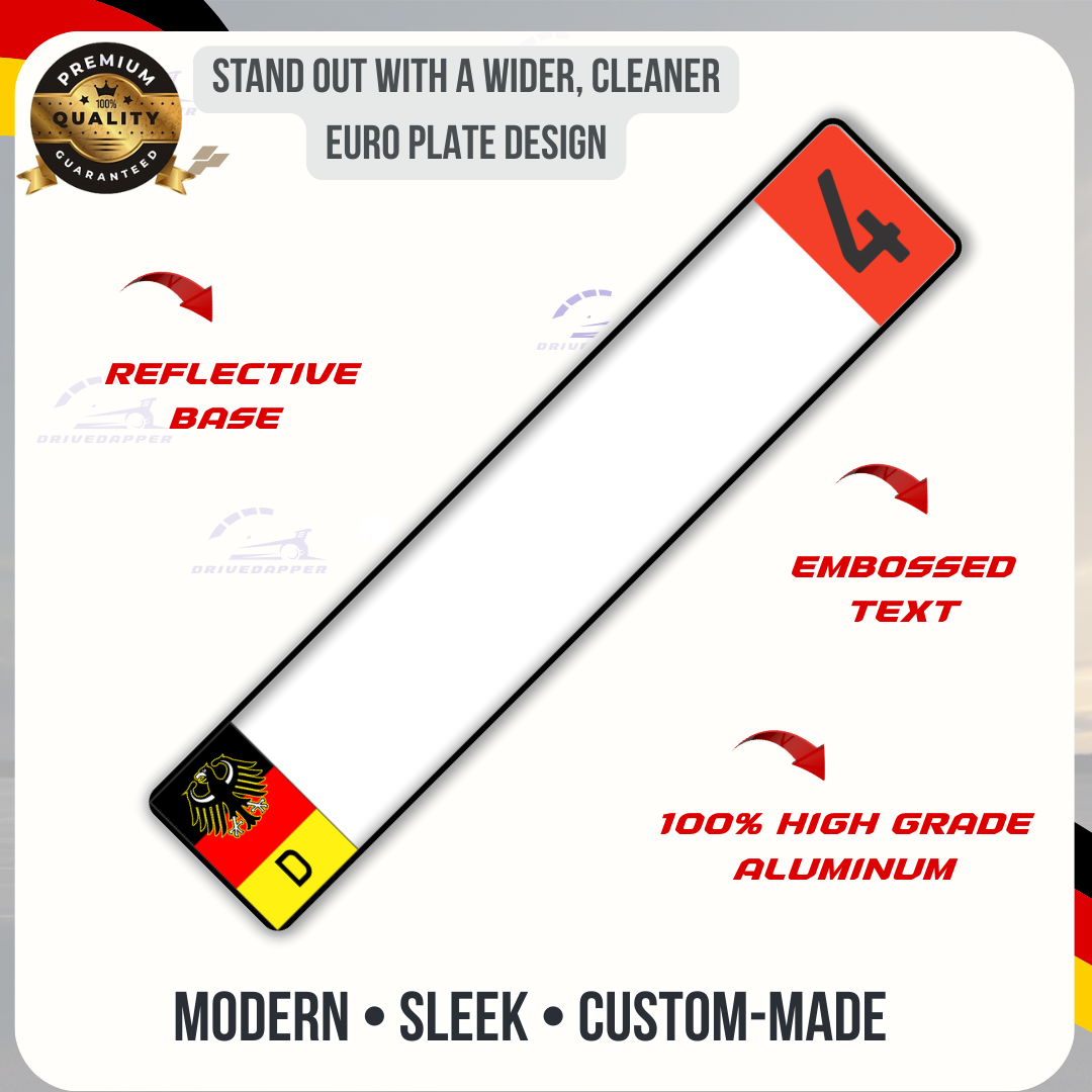 GERMAN Coat of Arms Euro Plates