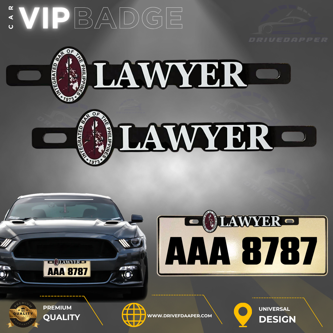 Lawyer Car Badge VIP Emblem Accessories