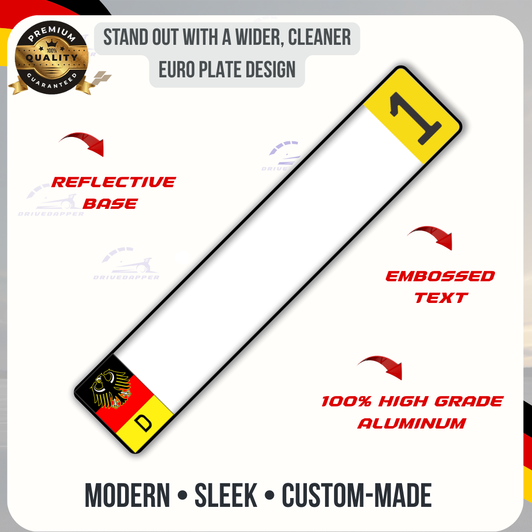 GERMAN Coat of Arms Euro Plates