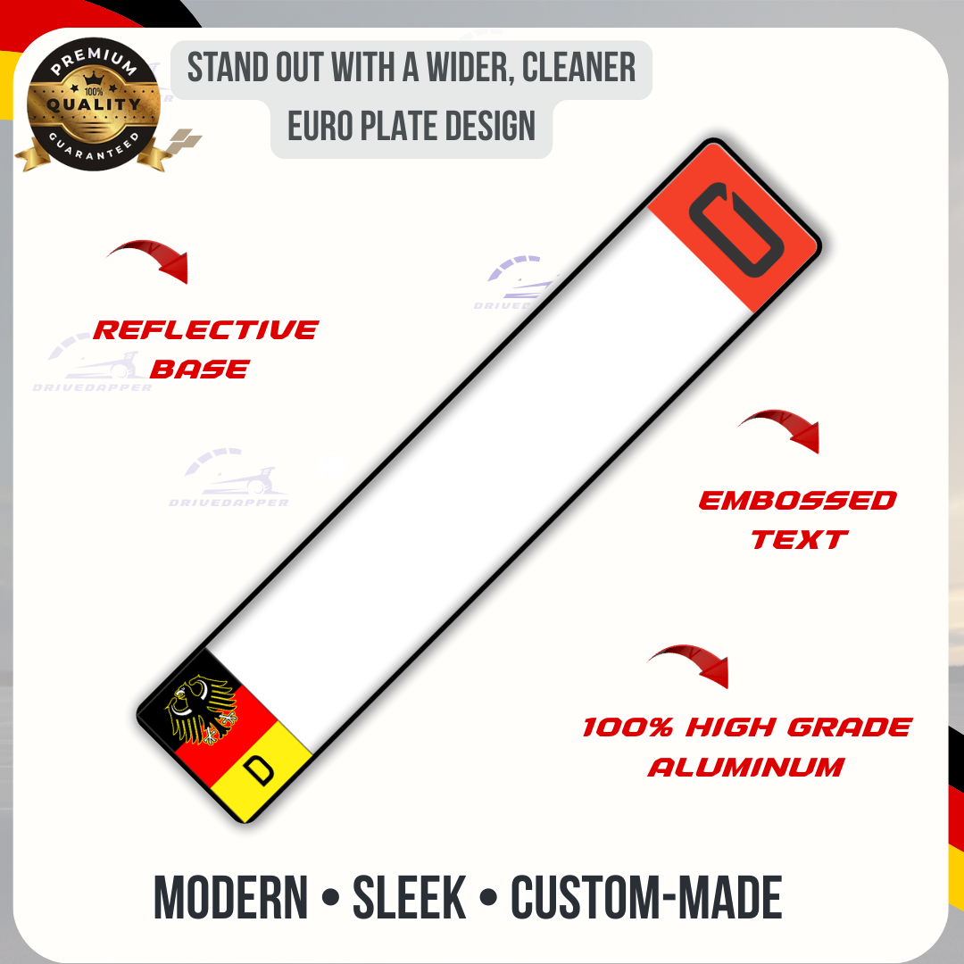 GERMAN Coat of Arms Euro Plates