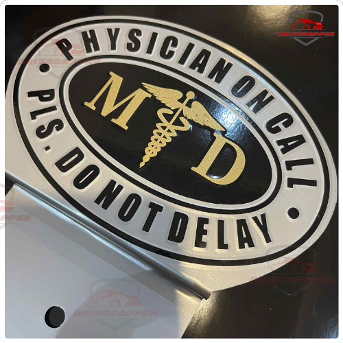 Physician On Call Emblem – Premium Metal Badge for Medical Professionals