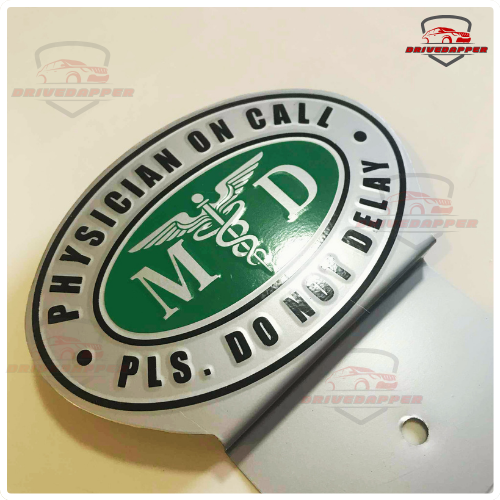 Physician On Call Emblem – Premium Metal Badge for Medical Professionals