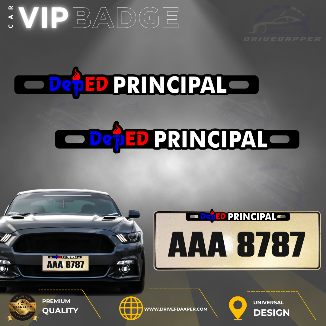 Principal Car VIP Badge Emblem Accessories DepED