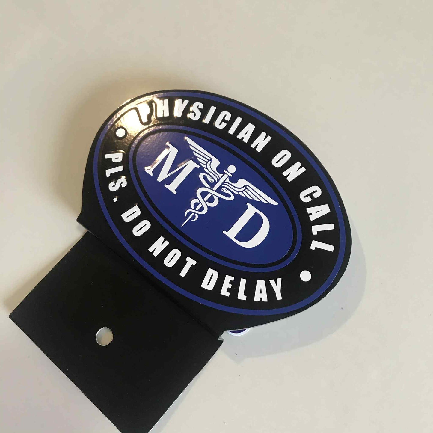 Physician On Call Car Profession Emblem Accessories Black Blue