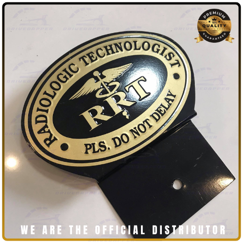 Radiologic Technologist Car Profession Emblem Accessories Black Gold