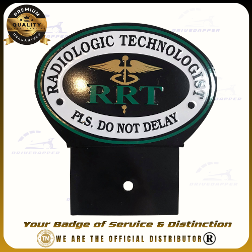 Radiologic Technologist Car Profession Emblem Accessories Black Green