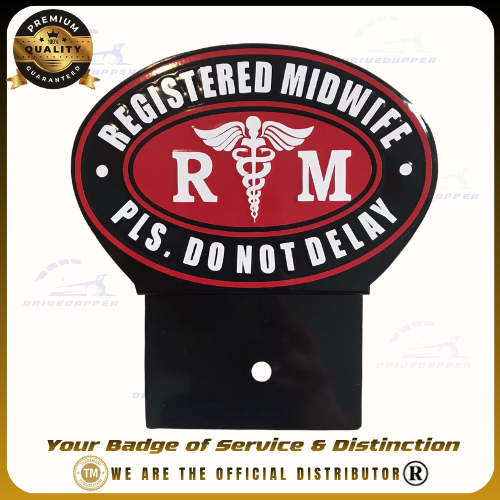 Registered Midwife Car Profession Emblem Accessories