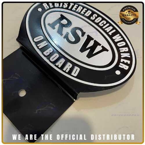 🤝 REGISTERED SOCIAL WORKER (RSW) – Car Serving Emblem