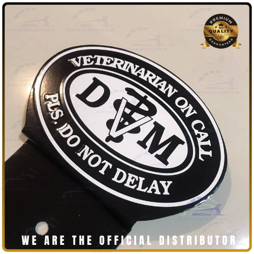 Veterinarian Doctor On Call Car Profession Emblem Accessories