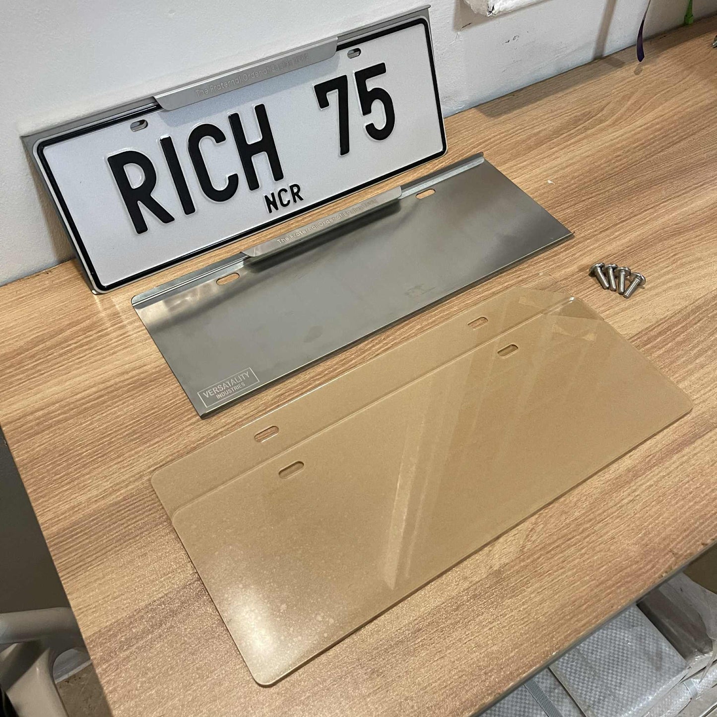 DriveDapper Back Plate Defender & License Plate Protector Single Pair