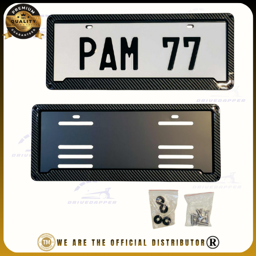 DriveDapper Carbon Dip License Frame Plate Holder Accessories